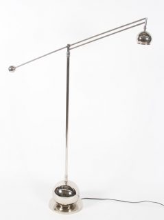 FLOOR LAMP BOULE - NICKEL LAMP - Light Fixture